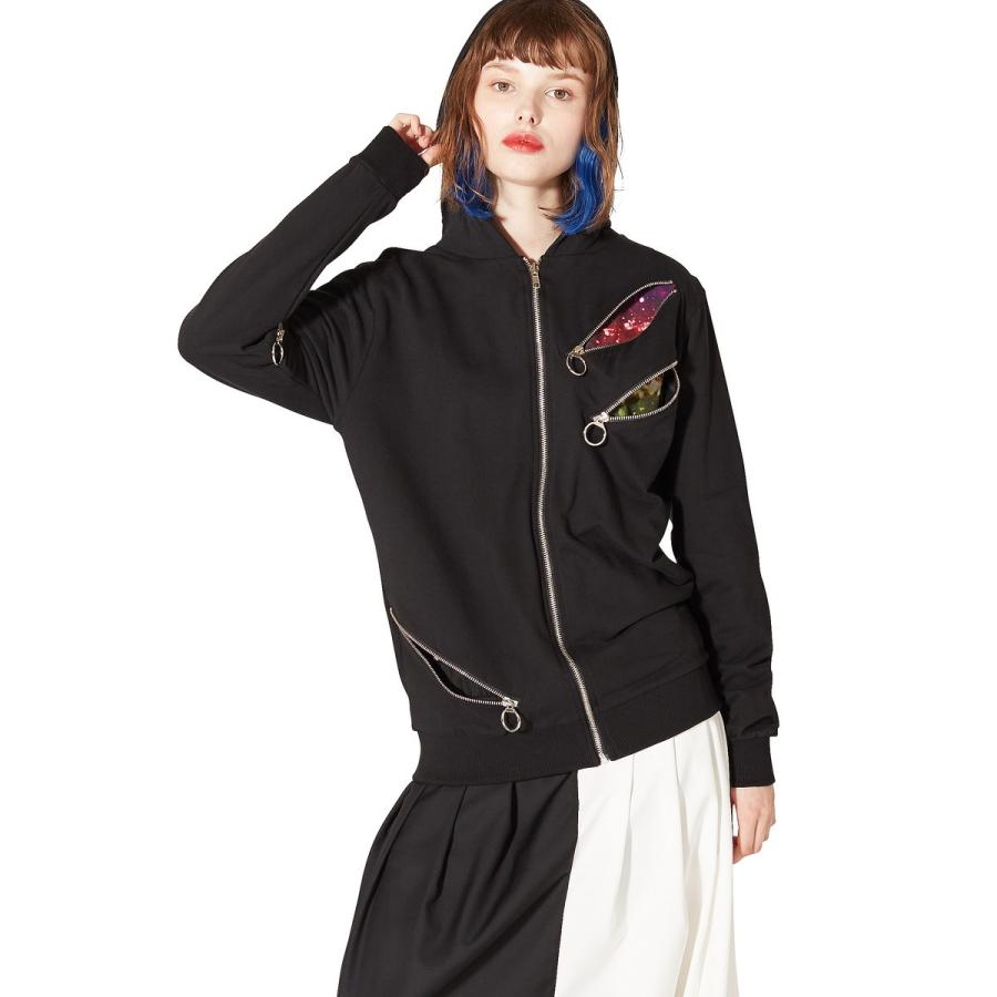 Ankorock アンコロック パーカー メンズ トップス レディース ワンピース ユニセックス 長袖 タイト 黒 Art7328 Ankorock 通販 Yahoo ショッピング