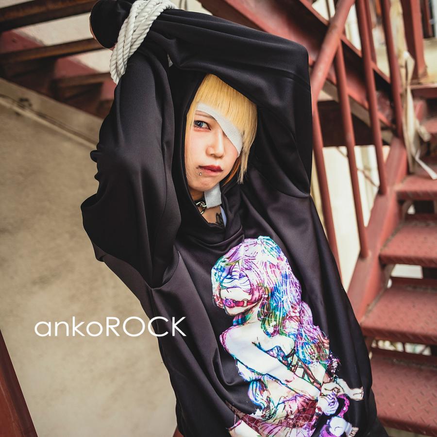Ankorock アンコロック パーカー ガールズ メンズ プルオーバー レディースファッション レディース ユニセックス ガールズ ビッグシルエット