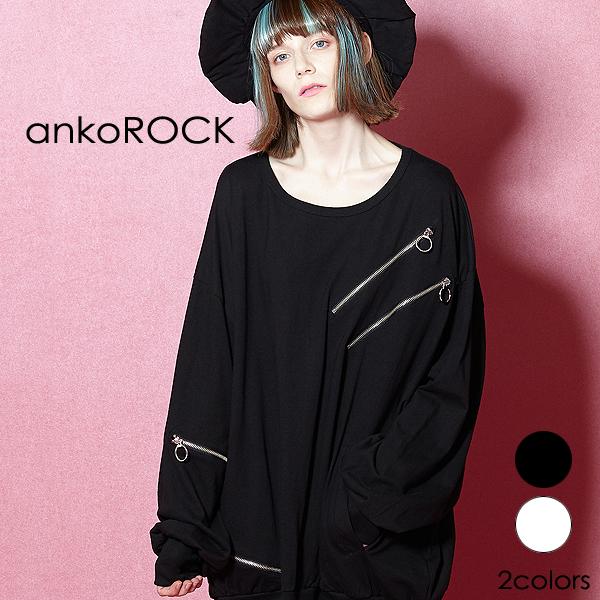 ankoROCK アンコロック トップス ロングスリーブ カットソー/Tシャツ 