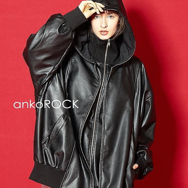一部予約販売 衣装 個性的 派手 ファッション 原宿系 Ankorock オーバーサイズ ブラック 黒 かわいい 大きいサイズ ストリート クール 原宿系 レディース メンズ パーカー アンコロック トップス Www Butsuyoku Net