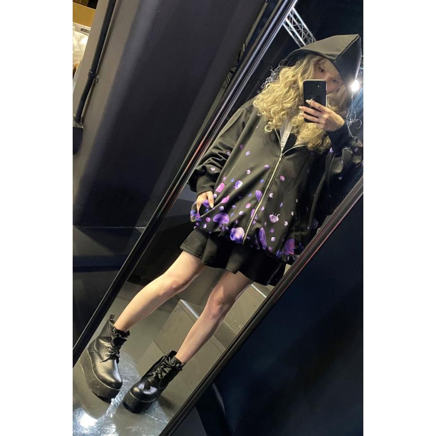 ankoROCK アンコロック ジップアップパーカー レディース オーバー