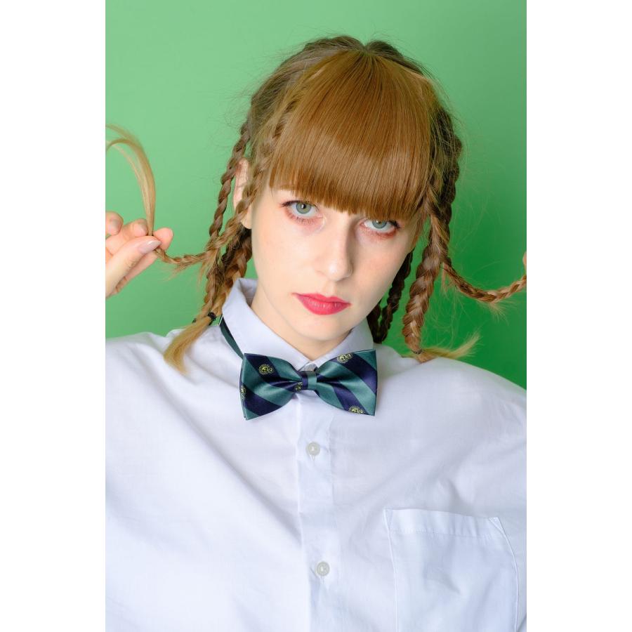 GUCCI 蝶ネクタイボウタイネックボウキャットヘッド付きストライプ GUCCI グッチ キャットヘッド付き ストライプ ネックボウ