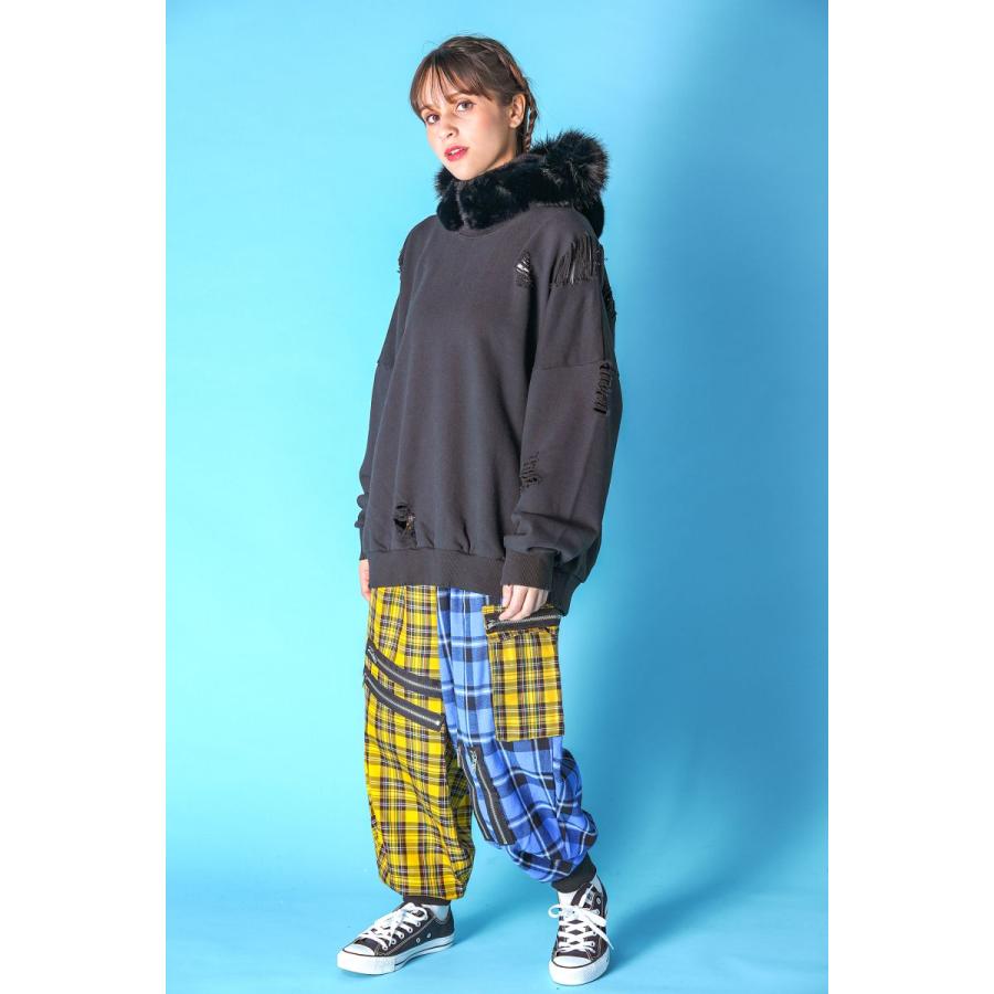 an meets zakka ミックスファーフーディーバラクラバ : ankoROCK