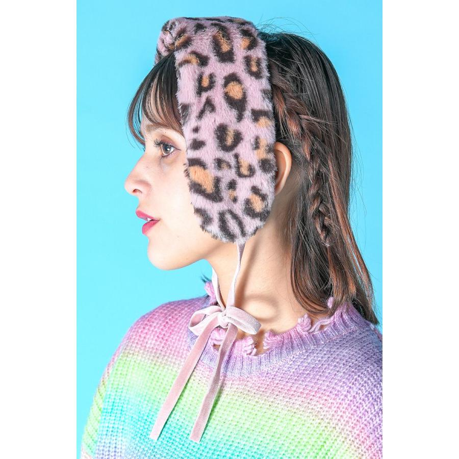 an meets zakka レオパードショートファーイヤーマフ : ankoROCK