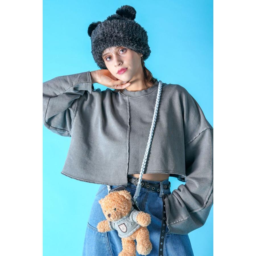 an meets zakka クマ耳ボリュームファーニットキャップ : ankoROCK