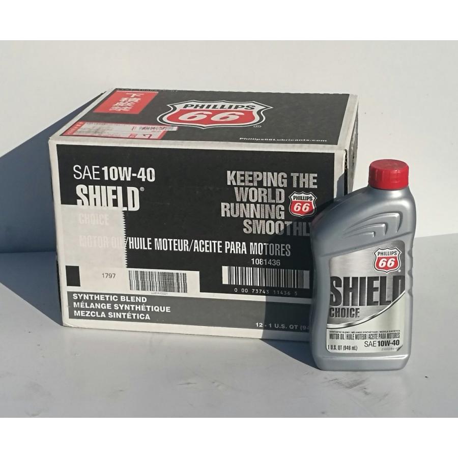 弊社に在庫ありパラフィン油 シールドチョイス 10w-40 946mlを12本