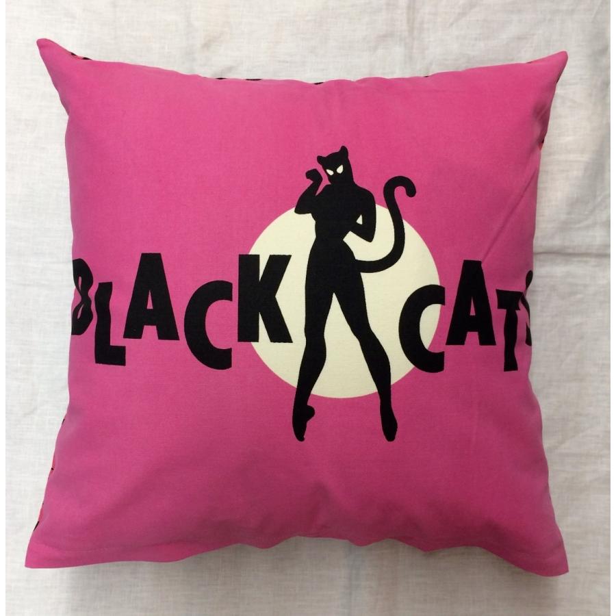 クリームソーダ Black Cats ブラックキャッツ クッションカバー Cream Soda P76pdn6h1d ヘブンズオンラインcs 通販 Yahoo ショッピング