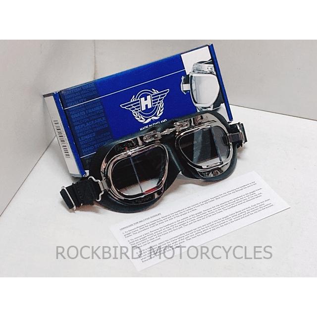 ハルシオン HALCYON ゴーグル MK-49 本革製 : ROCKBIRD MOTORCYCLES