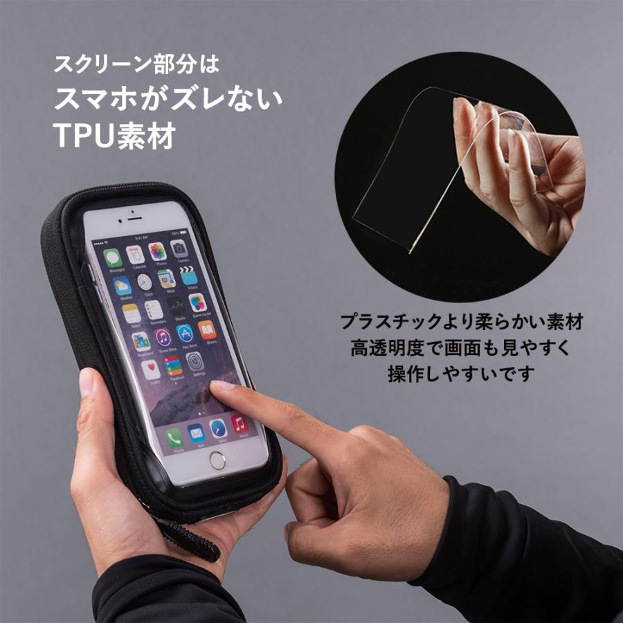 ROCKBROS 自転車 バッグ トップチューブ パニア スマホ 6inch