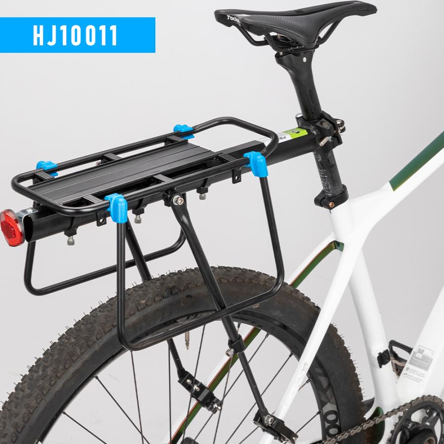 ROCKBROS 自転車 リアキャリア 荷台 荷物置き 反射板付き 高強度