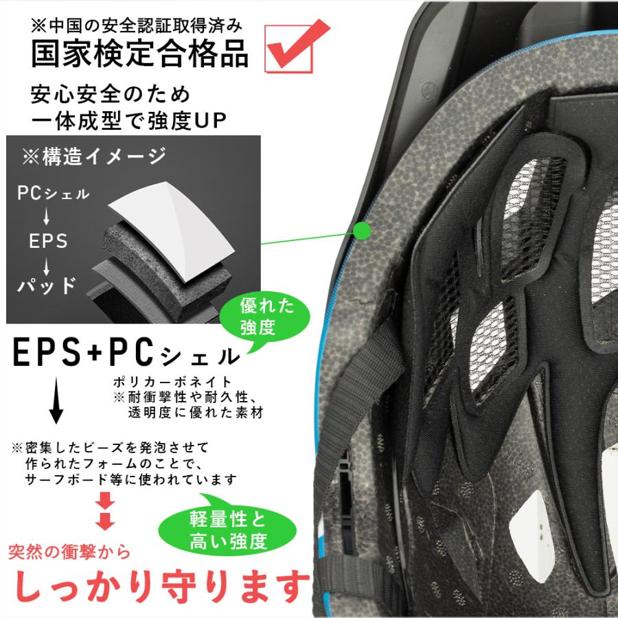 ROCKBROS ヘルメット キッズ 子供用 自転車 おしゃれ 2way サイズ調整