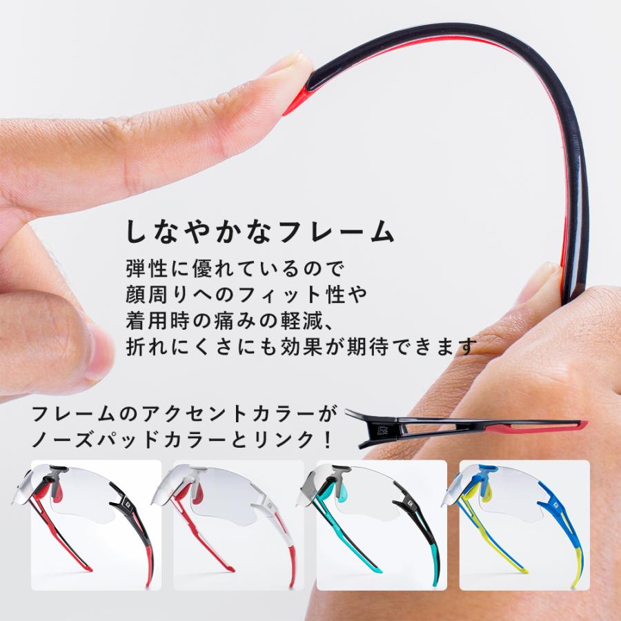 スポーツ サングラス 調光 レンズ 自転車 釣り ゴルフ 登山 変色