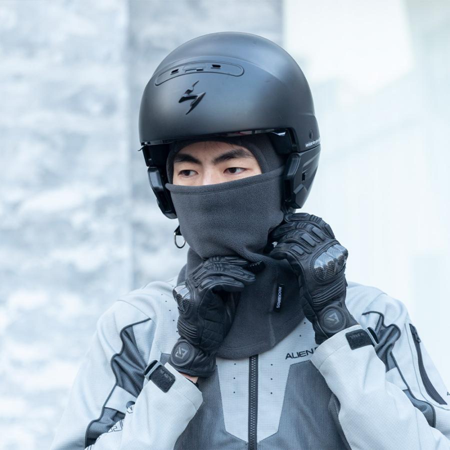 ROCKBROS バラクラバ フリース 極厚 ボア 自転車 秋冬 スキー スノボ