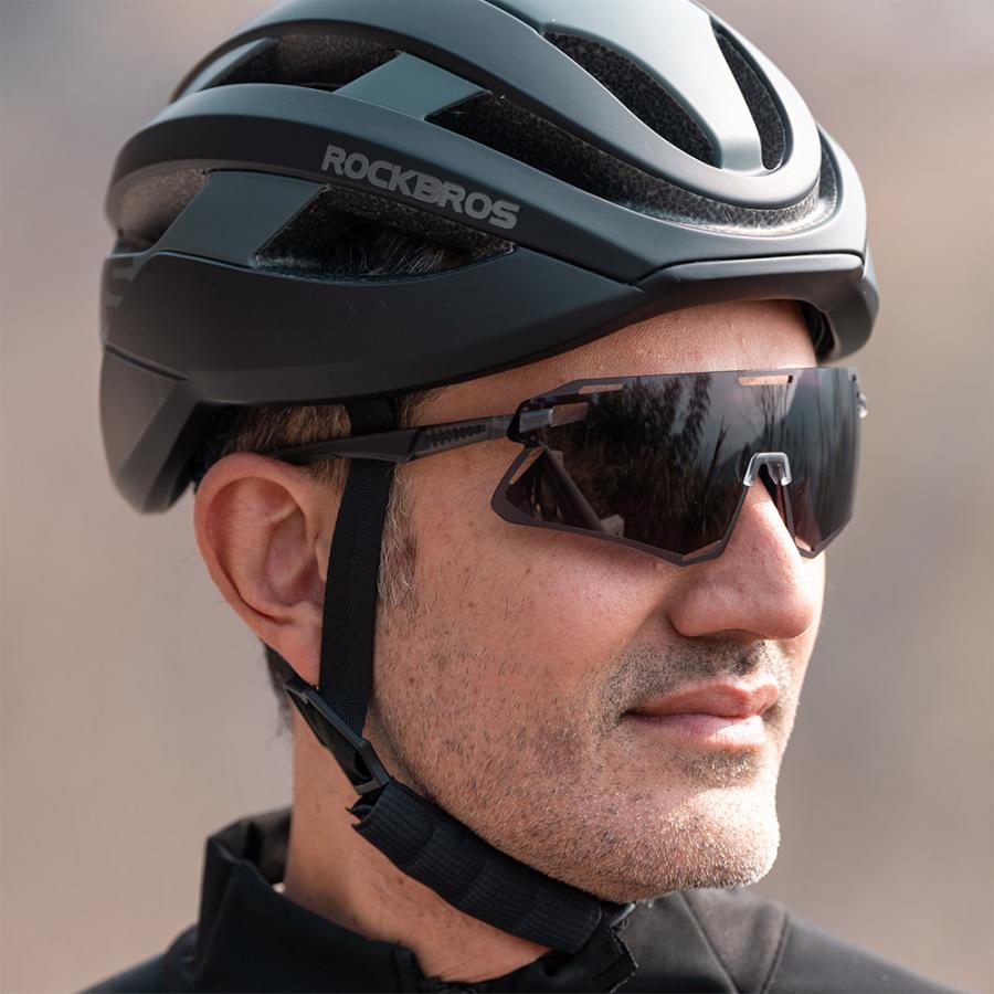 調光サングラス 調光レンズ 超軽量 スポーツサングラス UVカット自転車