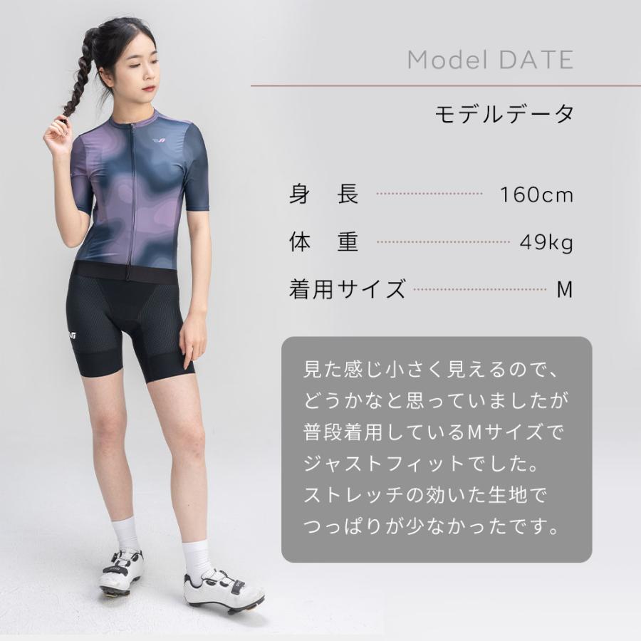 ROCKBROS サイクルジャージ 半袖 サイクルウェア 春夏 女性 レディース