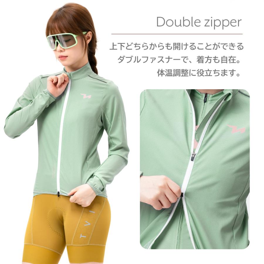 ROCKBROS スポーツ ジャージ 長袖 ジャケット トップス 薄手 サイクル