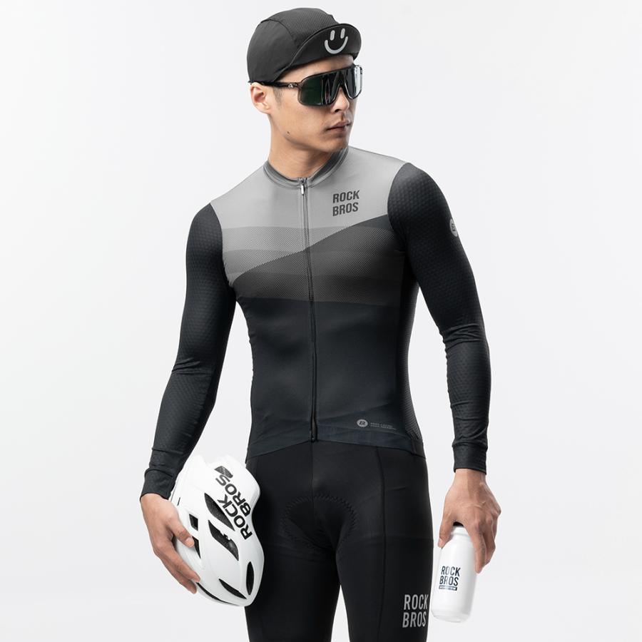 ROCKBROS サイクルジャージ 長袖 春夏用 メンズ サイクルウェア
