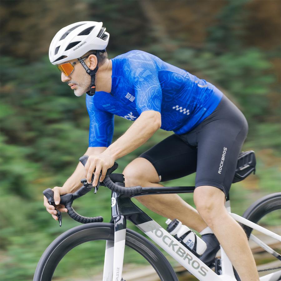 ROCKBROS サイクリングウェア サイクルジャージ メンズ メッシュ