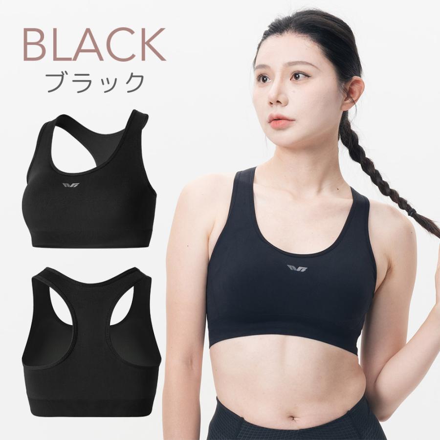 スポーツブラ スポブラ ブラジャー パッド付き カップ付きノンワイヤー