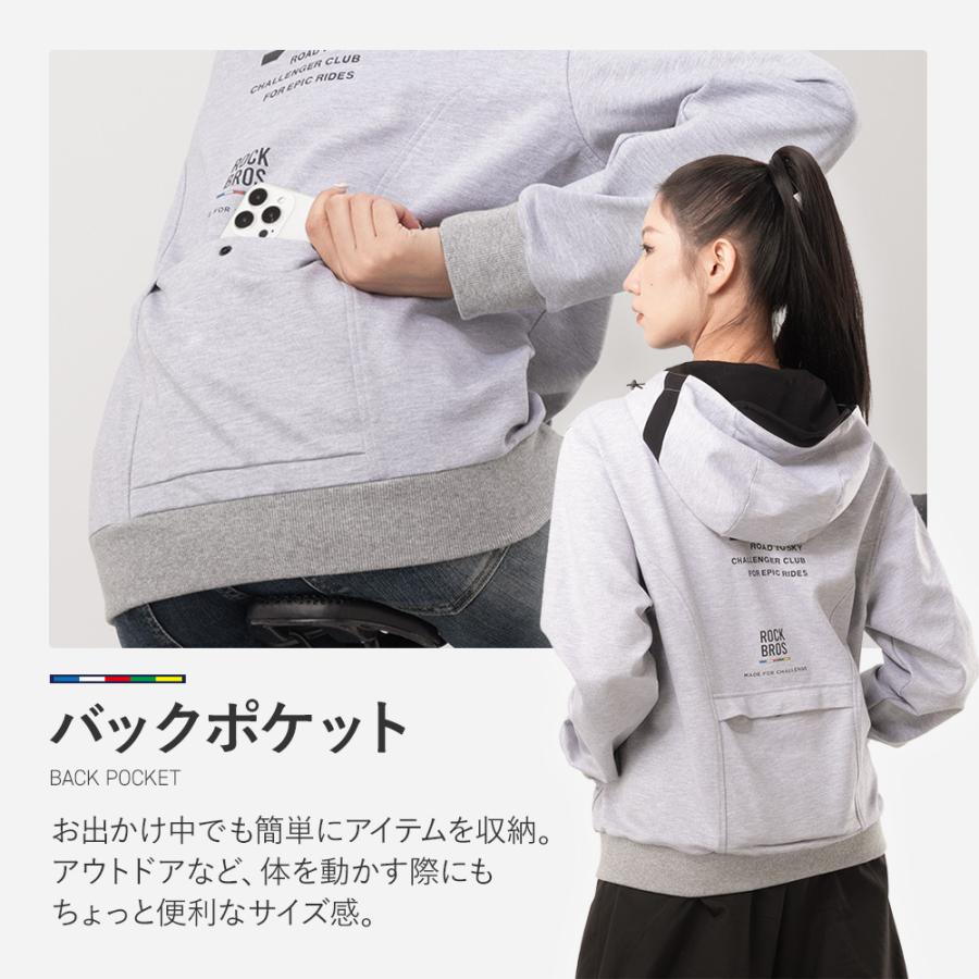 ROCKBROS パーカー トップス メンズ レディーズ 長袖 フード付き