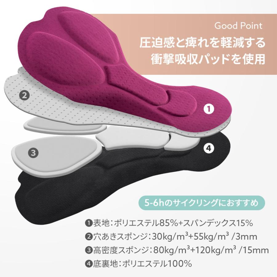 ROCKBROS サイクリング パンツ ビブショーツ サイクルパンツ