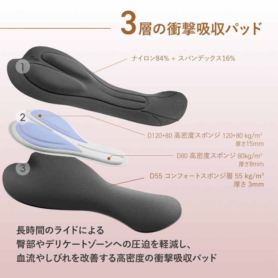 ROCKBROS サイクリング パンツ サイクルパンツ レディース 女性 裏起毛