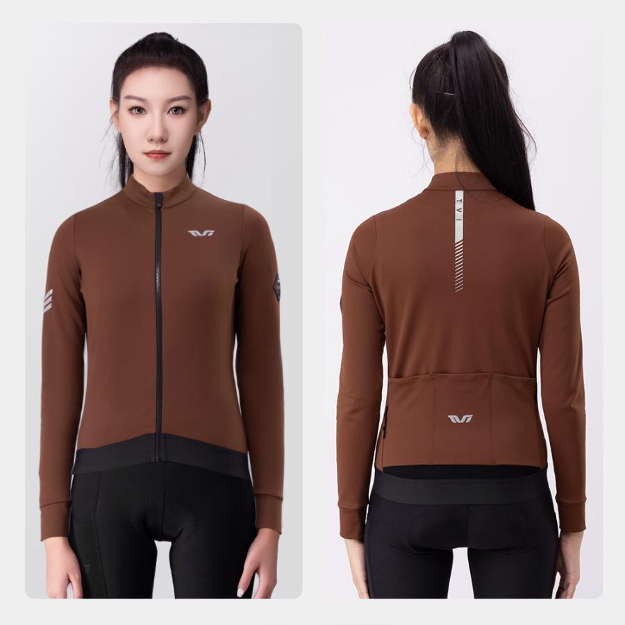 ROCKBROS サイクルウェア レディース 長袖 ジャージ サイクリング