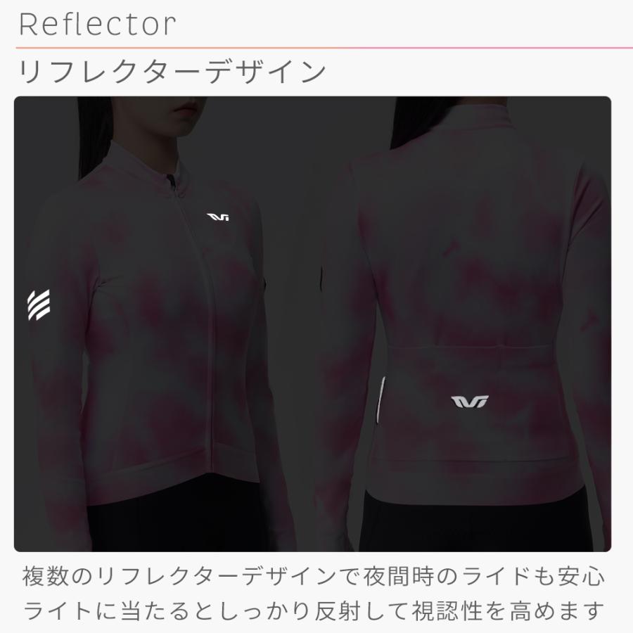 ROCKBROS サイクルジャージ サイクルウェア 長袖 秋冬 フリース 裏起毛