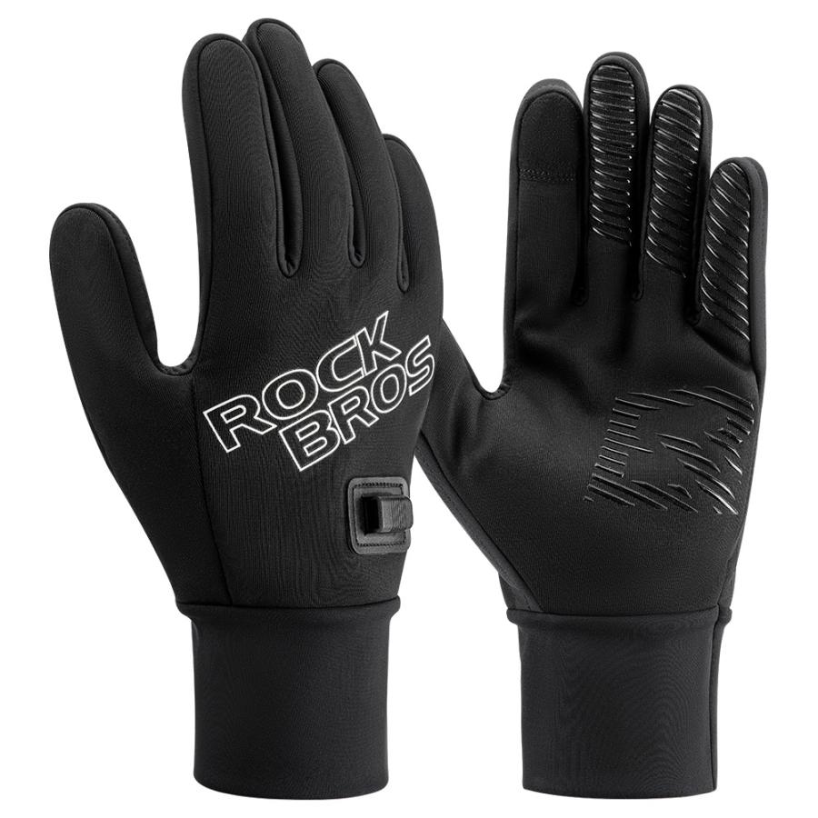ROCKBROS 電熱グローブ 手袋 防寒 バッテリー非内蔵式 usb給電 電気