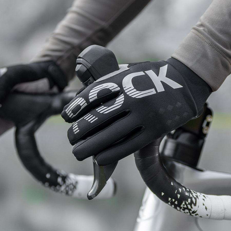 ROCKBROS 自転車 バイク グローブ 手袋 春 秋 冬 防風 防寒 保温 裏