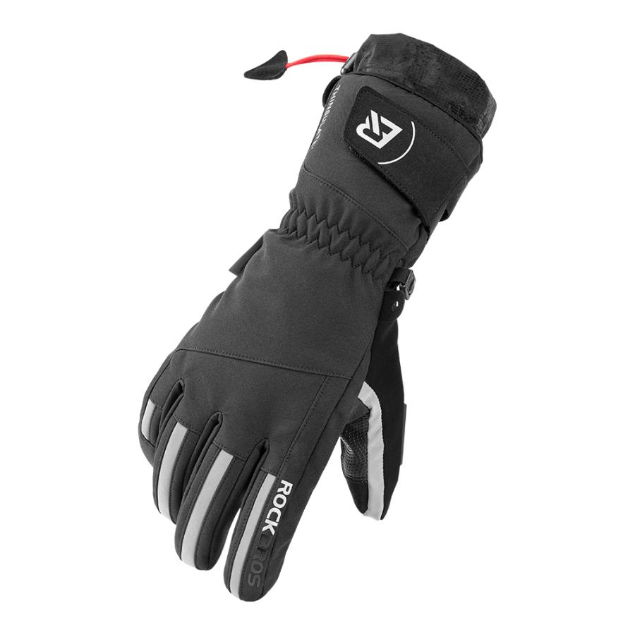 ROCKBROS グローブ 秋冬 自転車 バイク 裏起毛 防水 防風 防寒