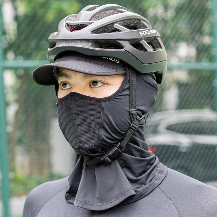 ROCKBROS キャップ 帽子 バイザー バラクラバ インナーキャップ