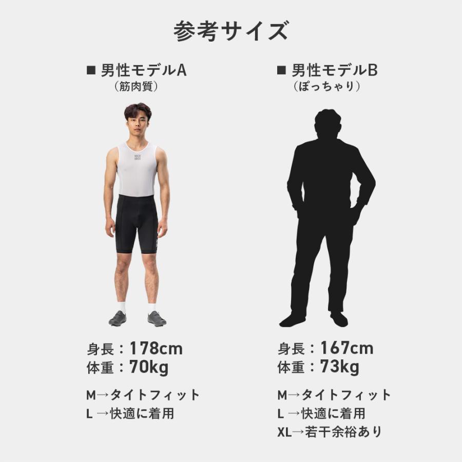 ROCKBROS サイクルパンツ サイクリングパンツ メンズ 衝撃吸収パッド