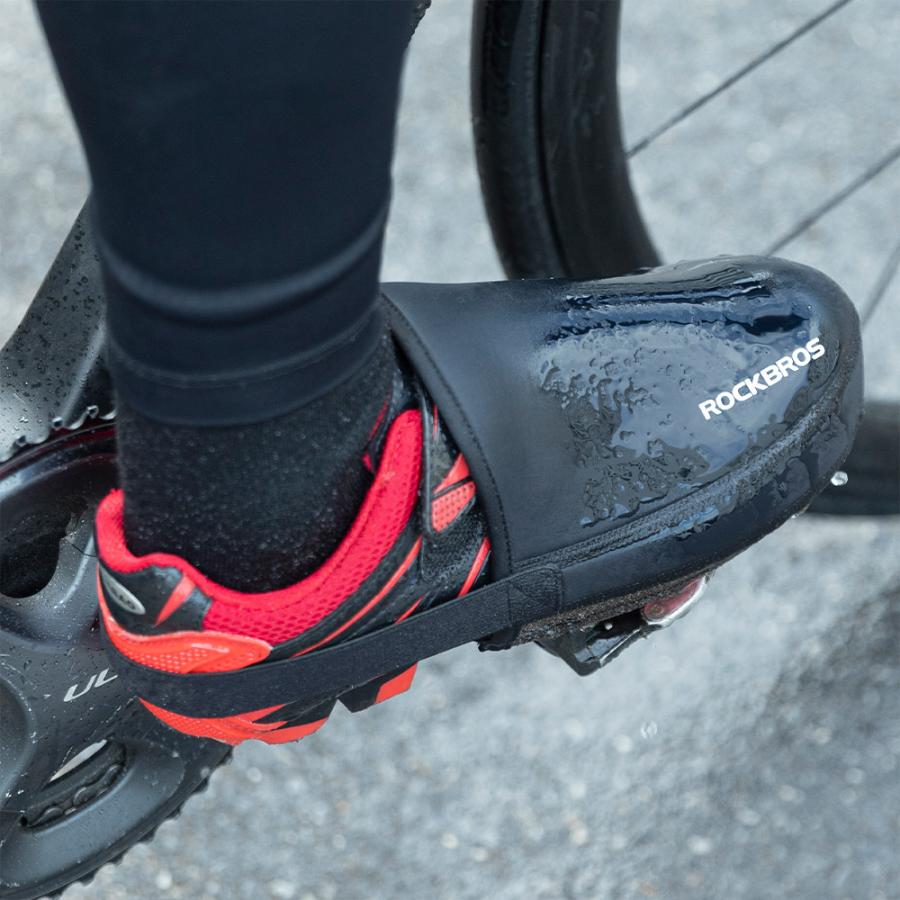 ROCKBROS トューカバー つま先 オーバーシューズ 自転車 春秋冬 防水