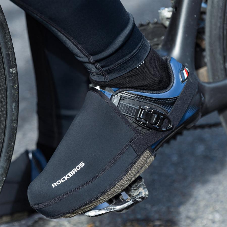 ROCKBROS トューカバー つま先 オーバーシューズ 自転車 春秋冬 防水