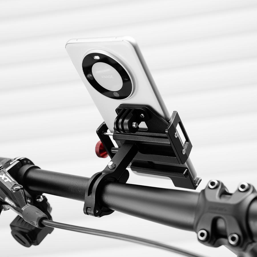ROCKBROS 自転車 スマホホルダー 強力固定 携帯ホルダー スマホ