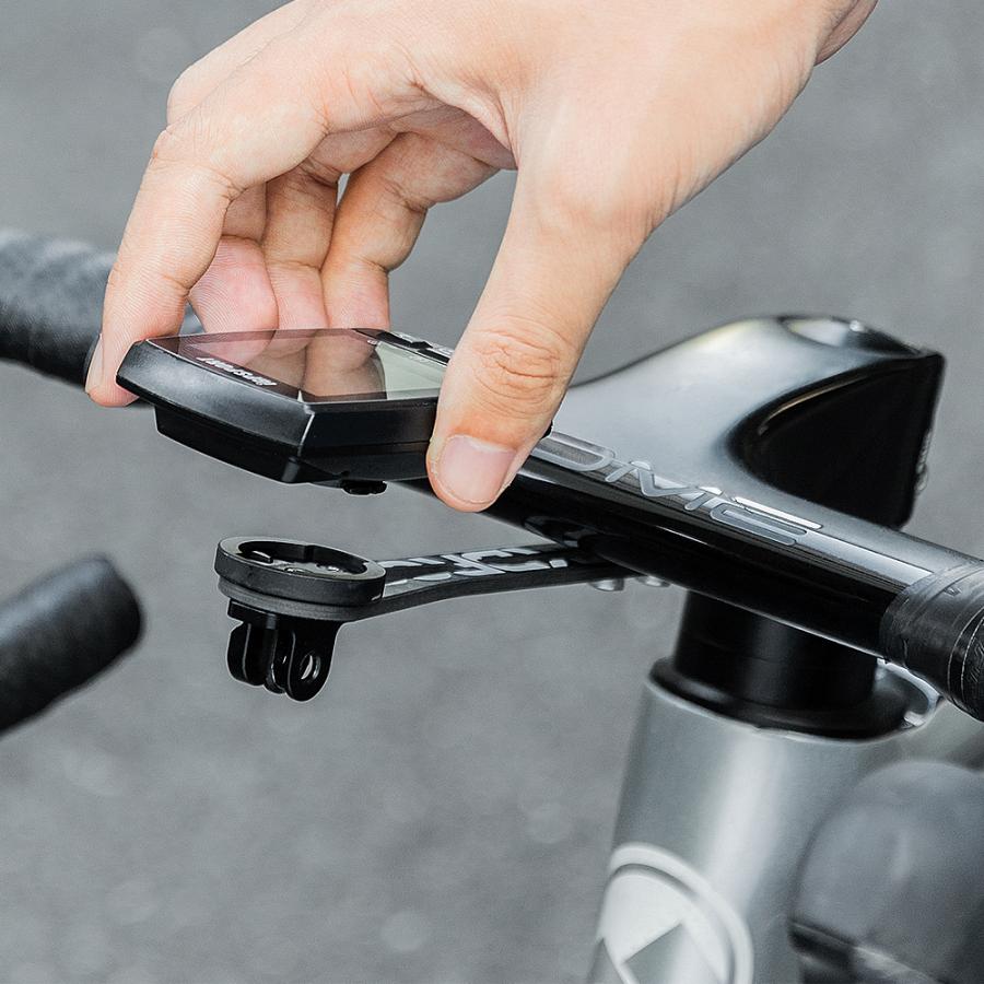 ROCKBROS サイコンマウント ステム一体型ハンドル ガーミン ワフー