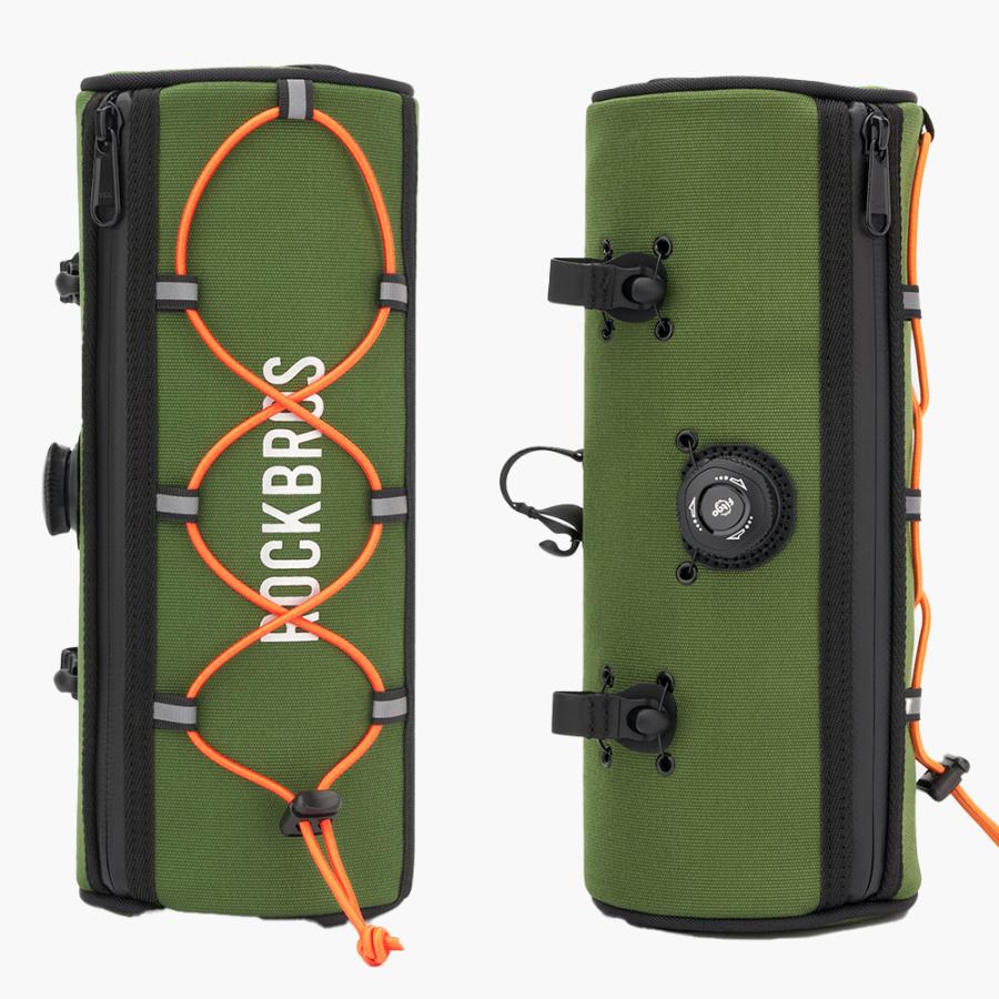 ROCKBROS 自転車 バッグ フロント ハンドル ドラム 日常生活防水