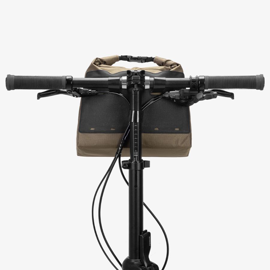 ROCKBROS 自転車 バッグ フロント ハンドル ロールトップ 防水