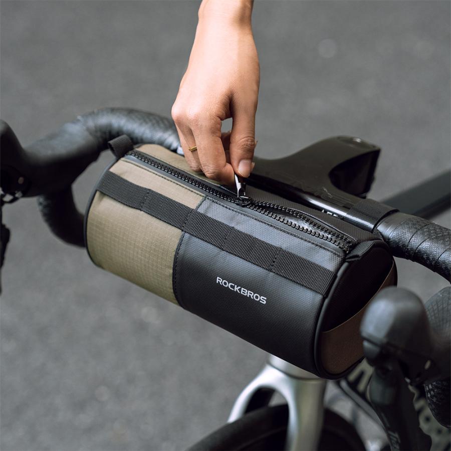 ROCKBROS 自転車 フロントバッグ ハンドルバッグ 2way フロントポーチ