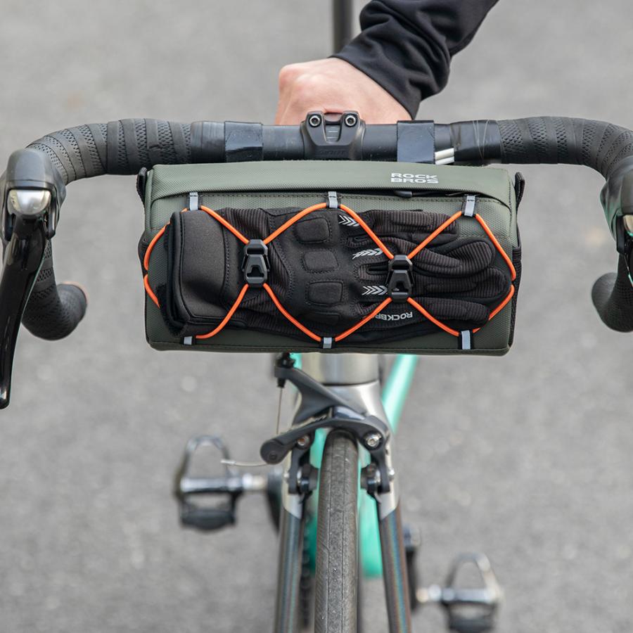 ROCKBROS 自転車 フロントバッグ ハンドルバッグ 2way ROCKBROS 自転車 フロントバッグ ハンドルバッグ 2way