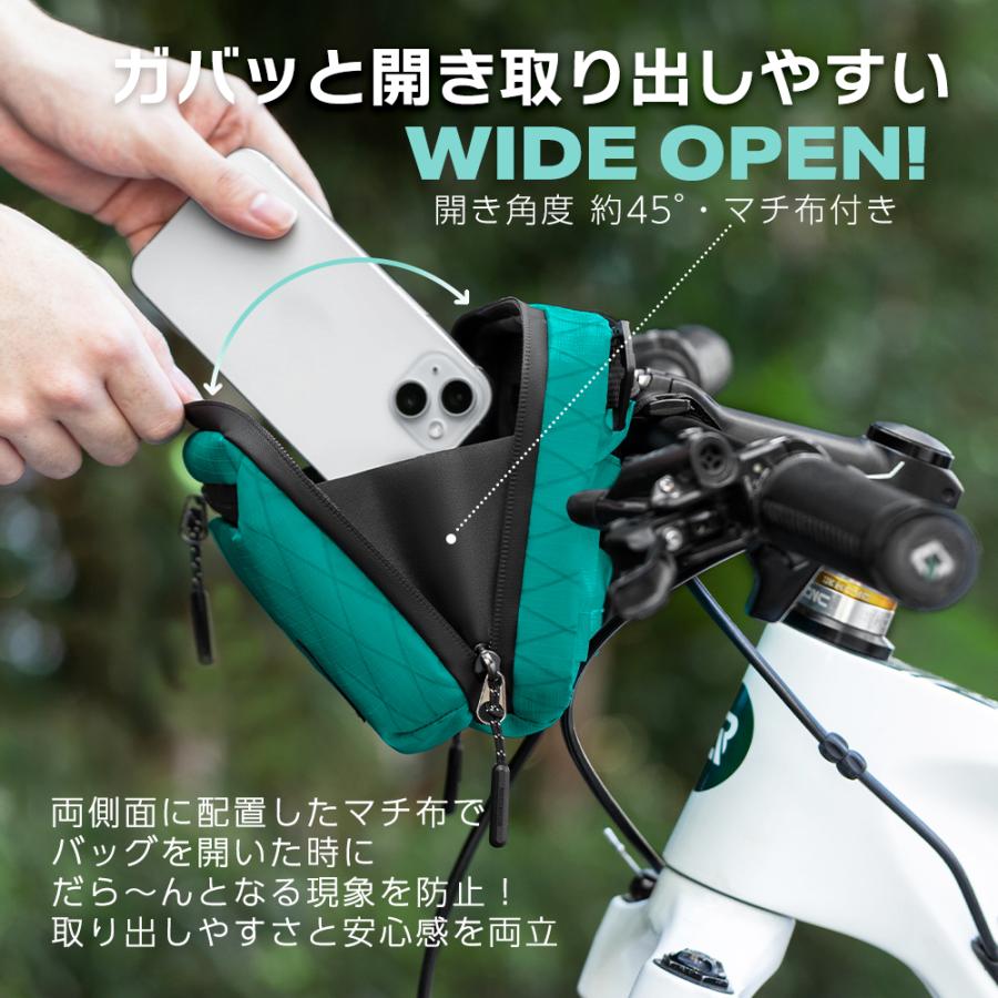 ROCKBROS 自転車 フロントバッグ ハンドルバッグ 2way ショルダー