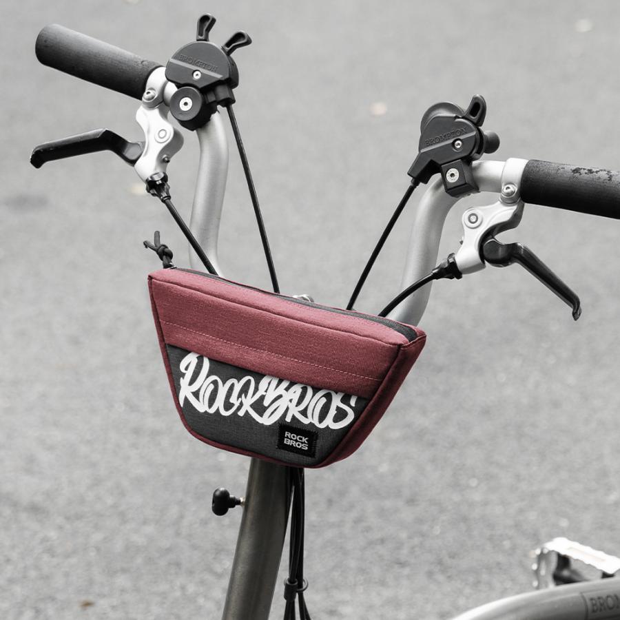 ROCKBROS 自転車 ハンドルバッグ フロントバッグ コンパクト 約0.7L