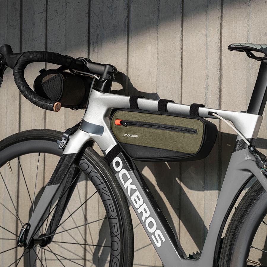 ROCKBROS 自転車 バッグ フレーム トップチューブ サイクルバック 両側