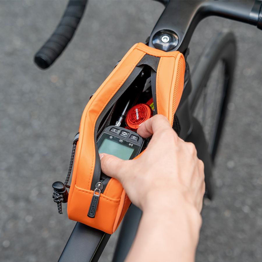 ROCKBROS 自転車 バッグ トップチューブ スリム フレームバッグ