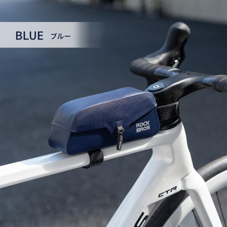 ROCKBROS 自転車 バッグ トップチューブバッグ マグネット式 スリム
