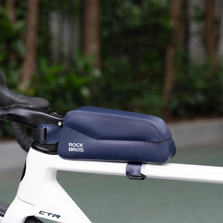 ROCKBROS 自転車 バッグ トップチューブバッグ マグネット式 スリム