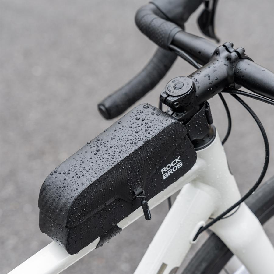 ROCKBROS 自転車 バッグ トップチューブバッグ マグネット式 スリム