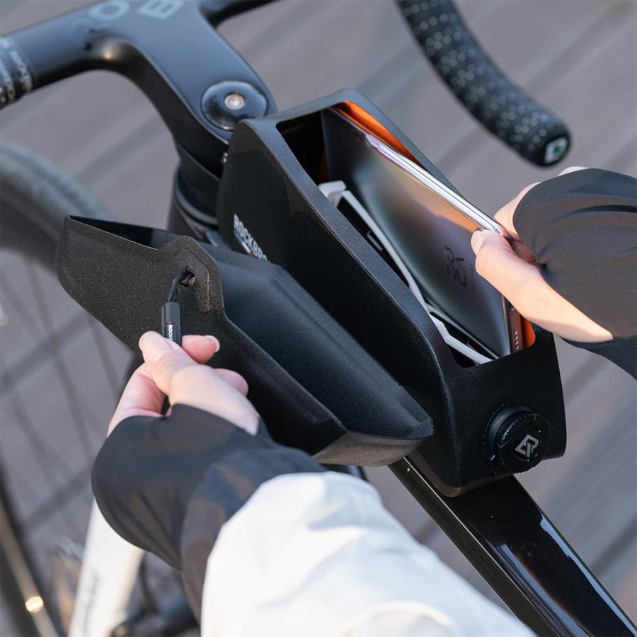 ROCKBROS 自転車 バッグ トップチューブ フレーム 防水 ワンプル式
