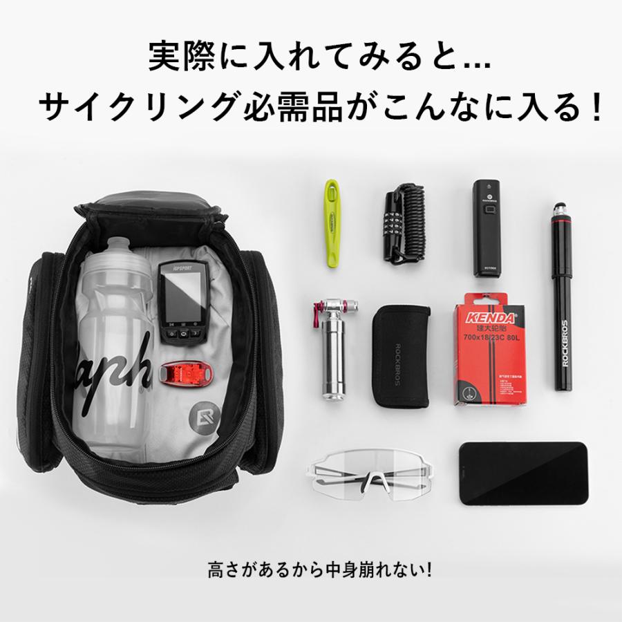 ROCKBROS 自転車 バッグ リア キャリアバッグ 大容量 ヘルメットも入る
